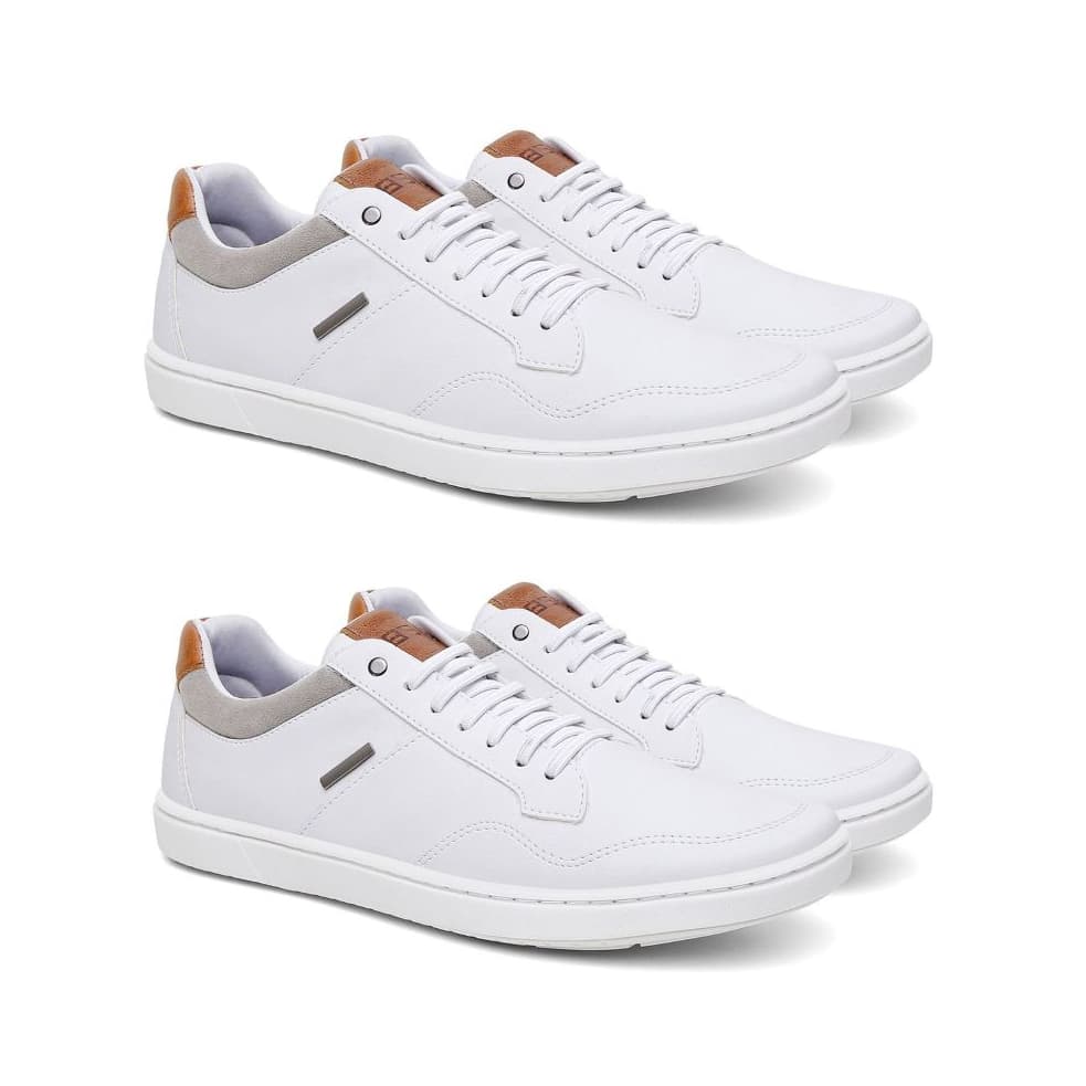 Kit 2 Sapatênis Tênis Casual Masculino Ajuste Elástico Bardone