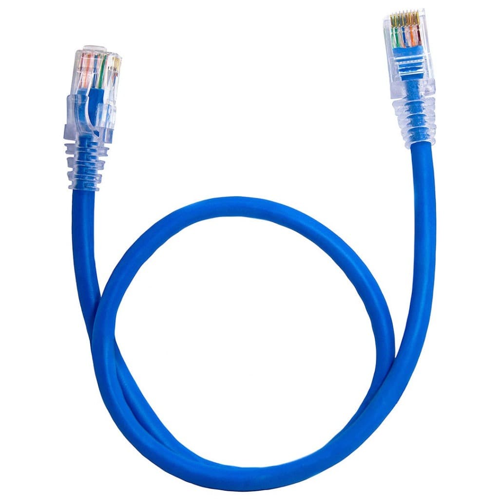 Cabo De Rede Cat5e Azul/Preto/Amarelo Envio Imediato