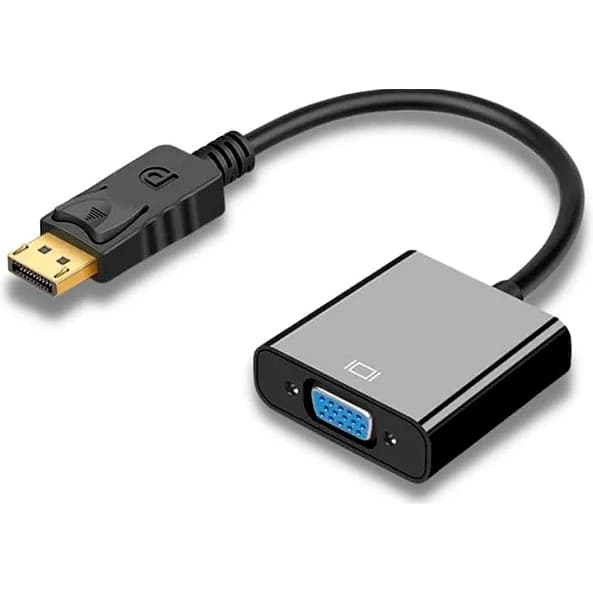 Cabo Adaptador Conversor Displayport Macho Para Vga Fêmea Código: 7639