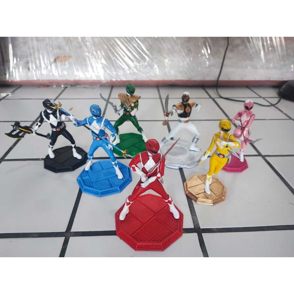 power rangers - might morphin, no espaço, time force, ninja - impressão 3d - orçamento de outros personagens no chat