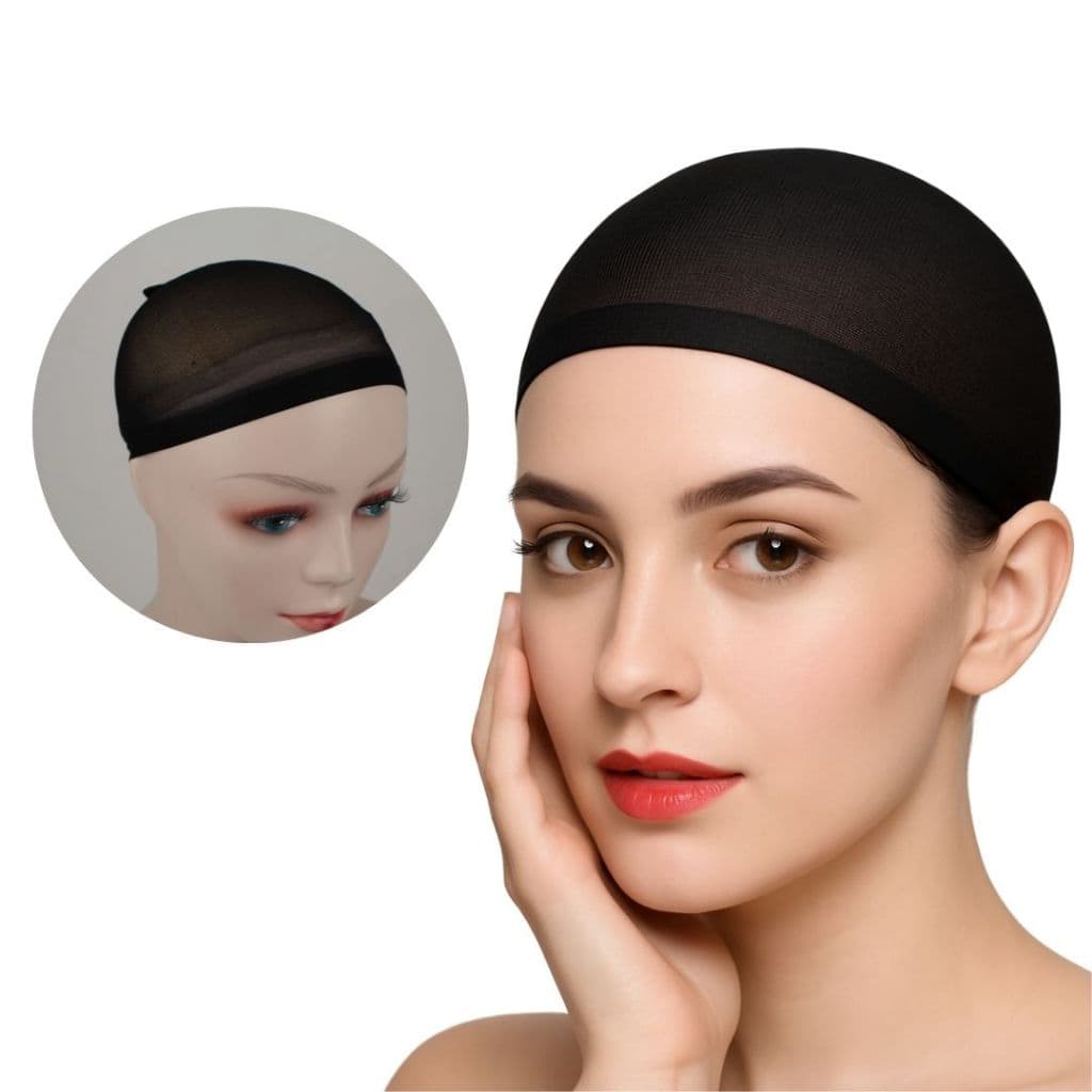 Touca Wig Cap p/ Lace e Peruca – Kit c/ 2 Unid Nylon Fino