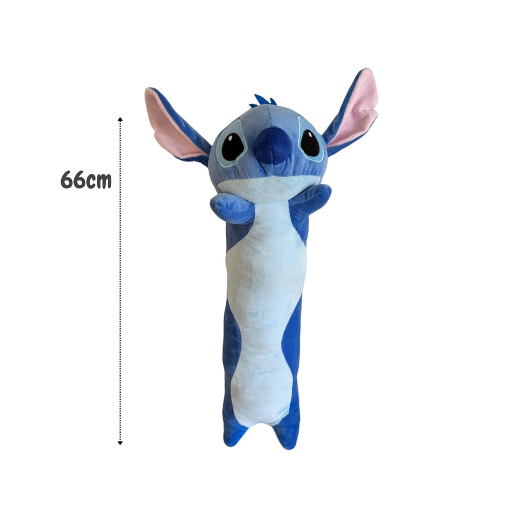 Travesseiro De Corpo Lilo Stitch Xuxão Criança Macio 66cm