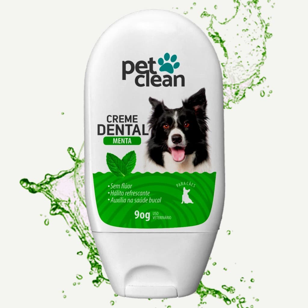 Creme Dental Pasta de Dente Pet Clean 90g Cachorro e Gatos Oferta