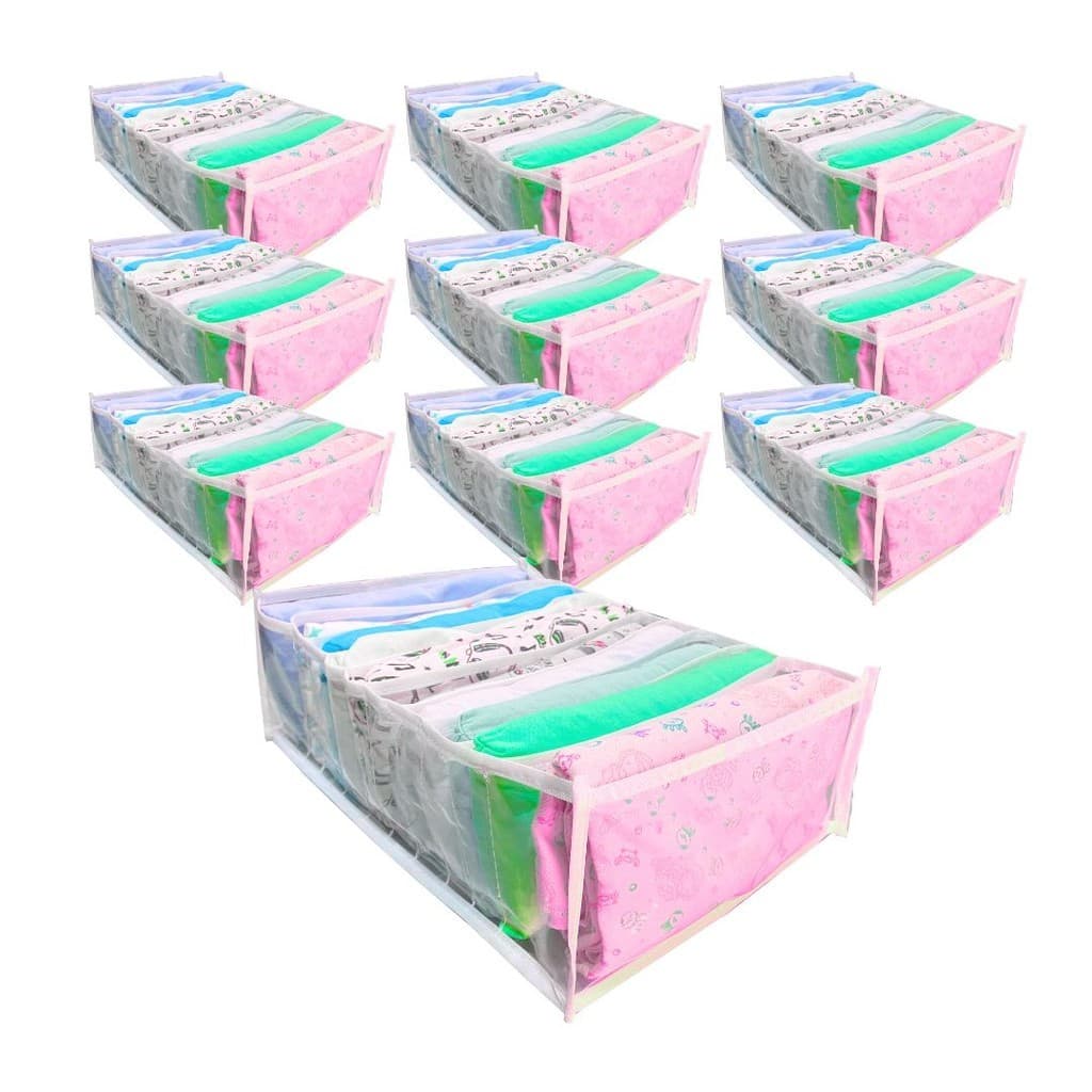Kit 10 Colmeia Organizadora para camisetas 10x25x35cm G