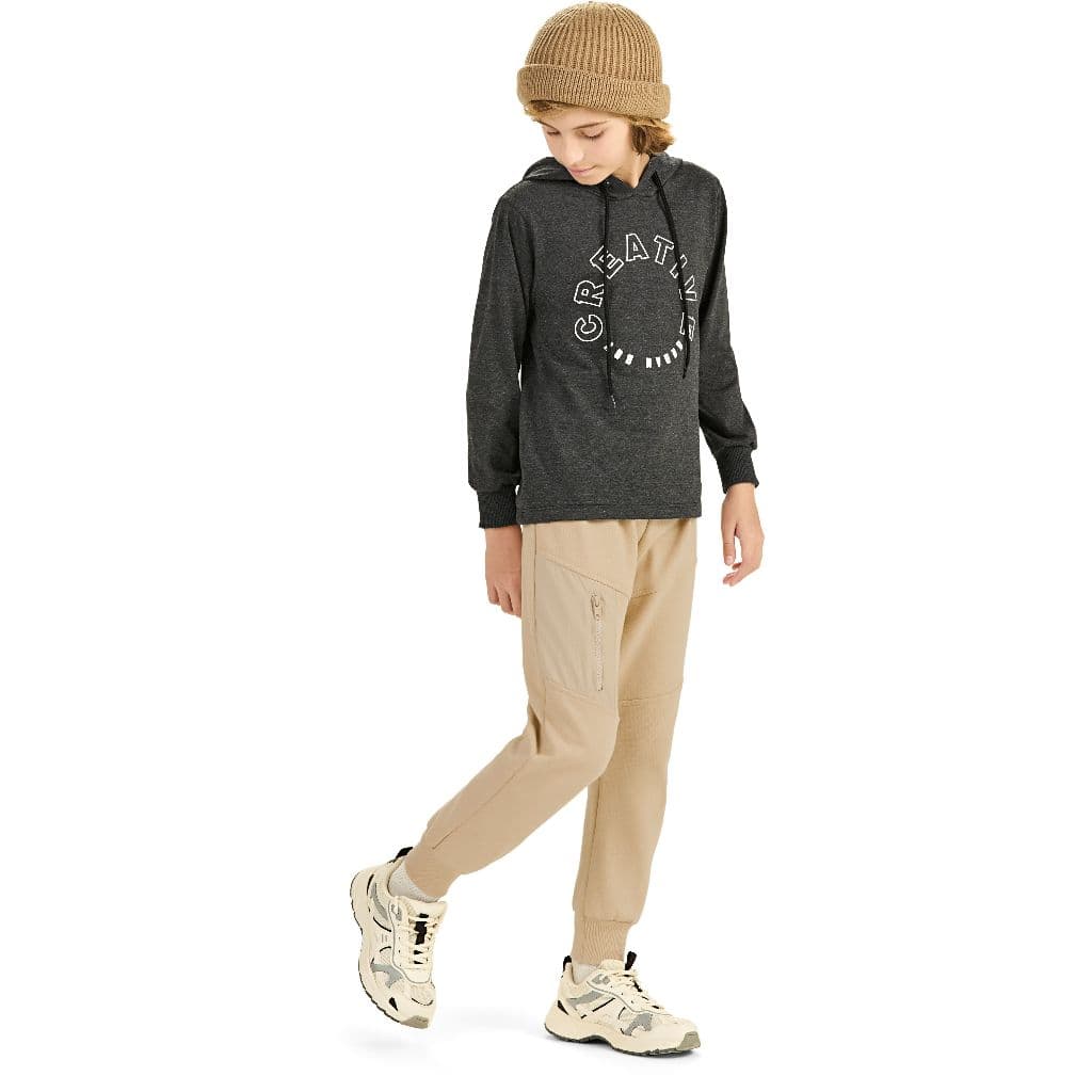 Calça Moletom Infantil Angerô Menino em Algodão com Bolso Cargo e Zíper Confortável - Ref 21541