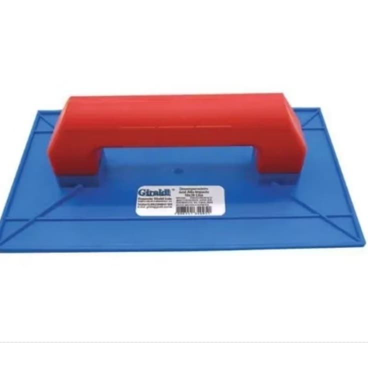 DESEMPENADEIRA 16x28L  DE PVC AZUL E VERMELHO