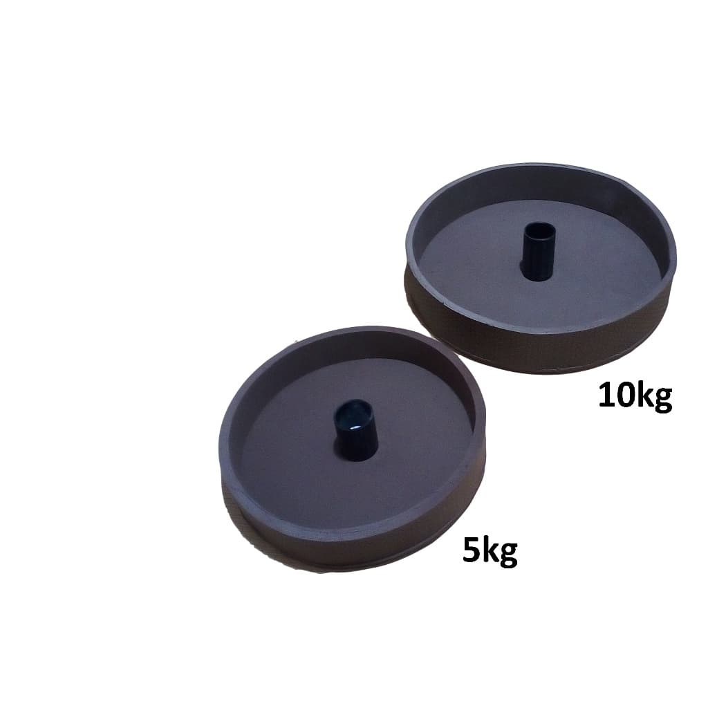 Formas para Anilhas de concreto kit 10kg/5kg