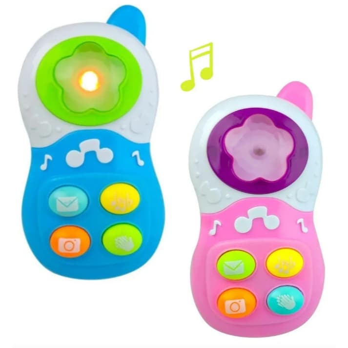 Brinquedo Celular Baby Musical Com Luz E Som