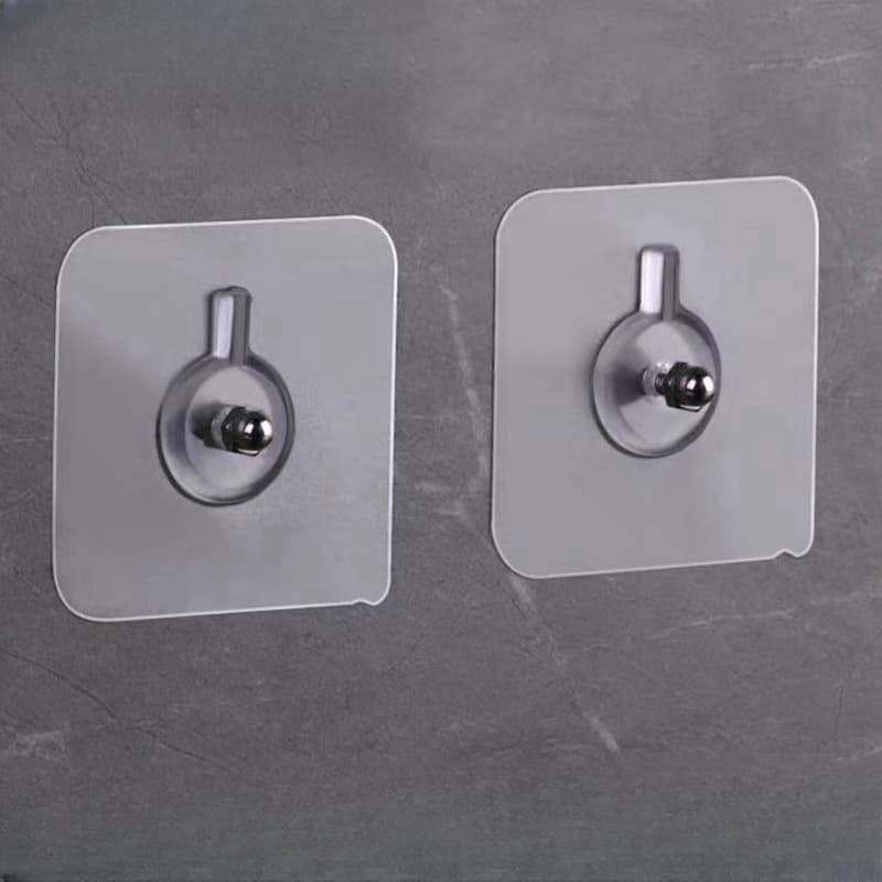 3 Unidades 8Mm Gancho De Parede Adesivo Multiuso Para Pendurar Quadros UtensíLios De Cozinha Banheiros