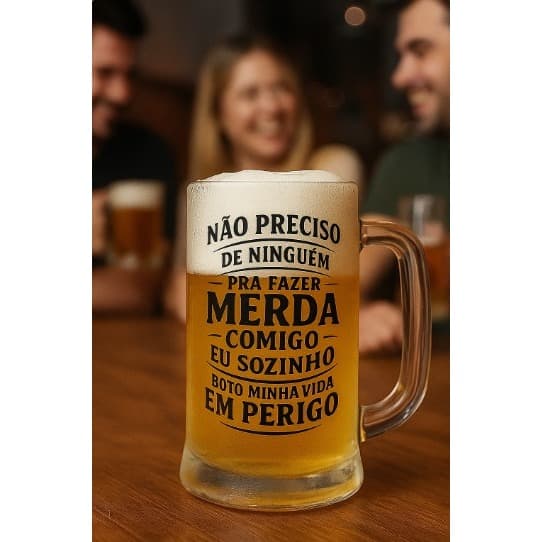 Adesivo em Vinil para Copo, Caneca e Taça | Frases Engraçadas e Criativas | Personalizado