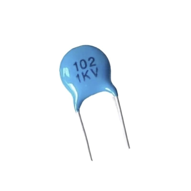 Capacitor Cerâmico 102k/1kv 6mm Kit C/5 Pçs Originais e a Pronta Entrega