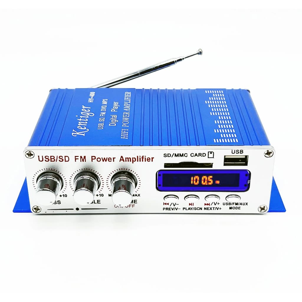 Amplificador De Audio Com 2 Canais Com Controle Remoto HY-400