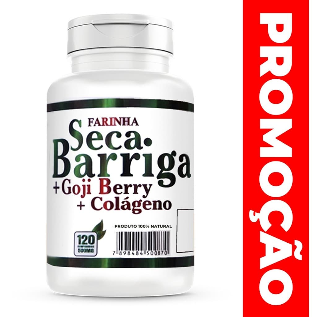 FARINHA SEC DETOX DIURÉTICO SHAPE COM COLÁGENO E GOJI BERRY 120 COMPRIMIDOS
