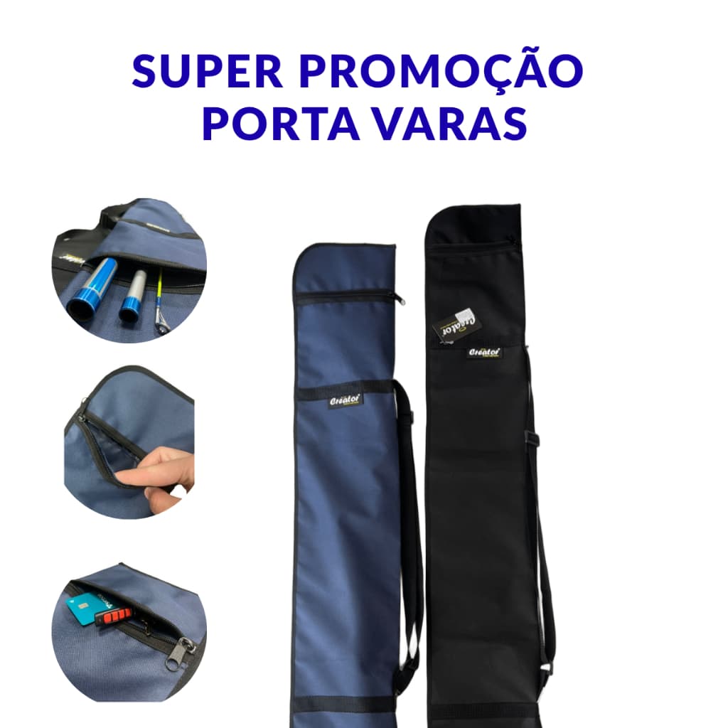 Bolsa Porta Varas Flexível Super Promoção - Todos os Tamanhos