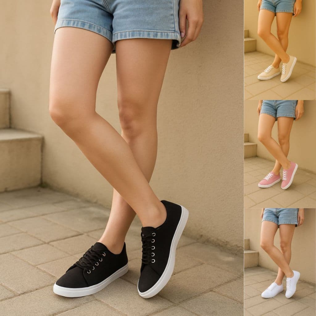 Tênis Feminino Casual Confortável Estiloso Dia a Dia Caminhada Leve Macio Promoção Envio Full