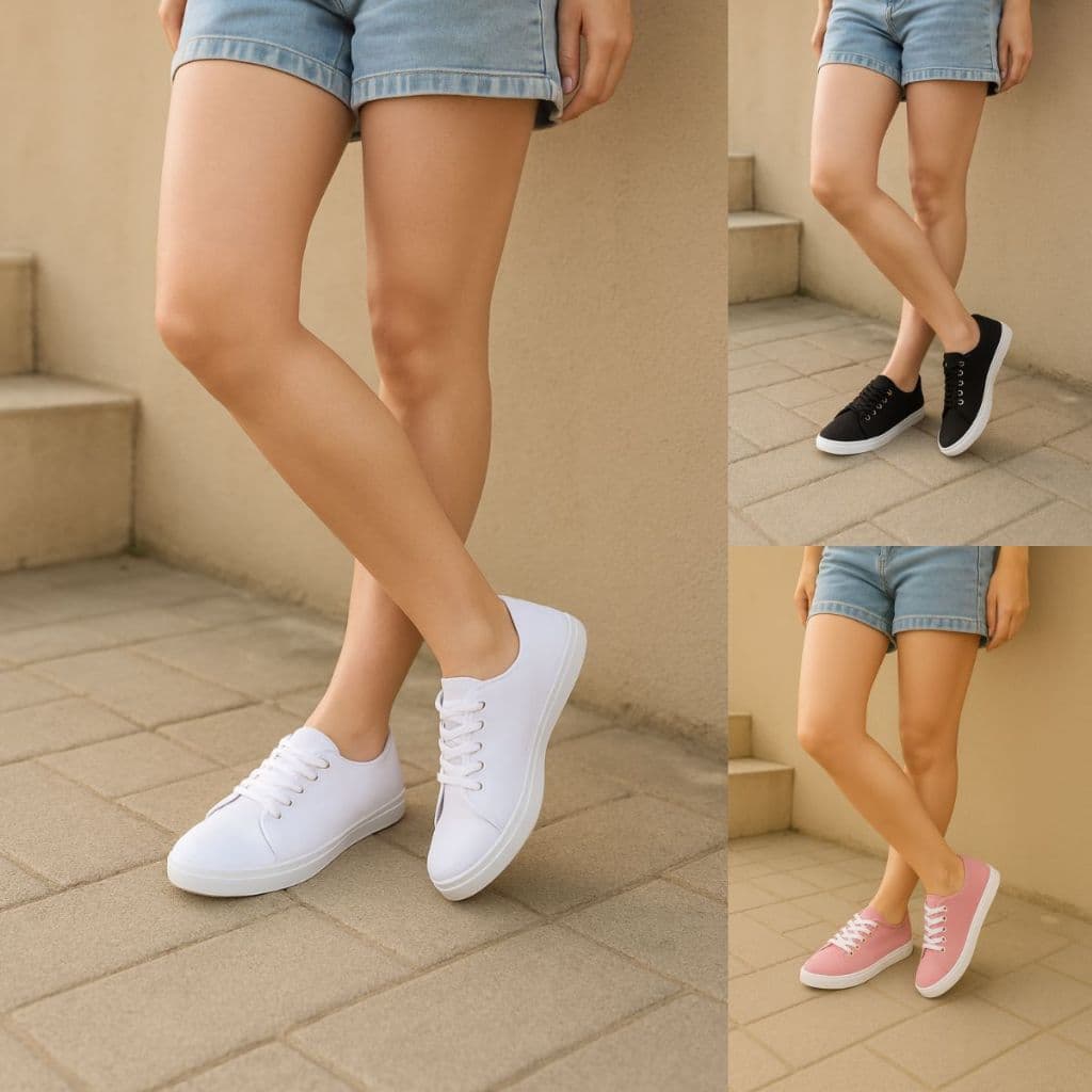 Tênis Feminino Casual Estiloso Dia a Dia Caminhada Conforto E Versatilidade Envio Full