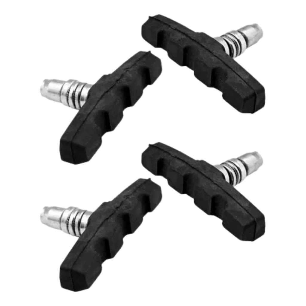 2 x Par de Sapata Pastilha De Freio GTS V-Brake Orbital 70mm Preto