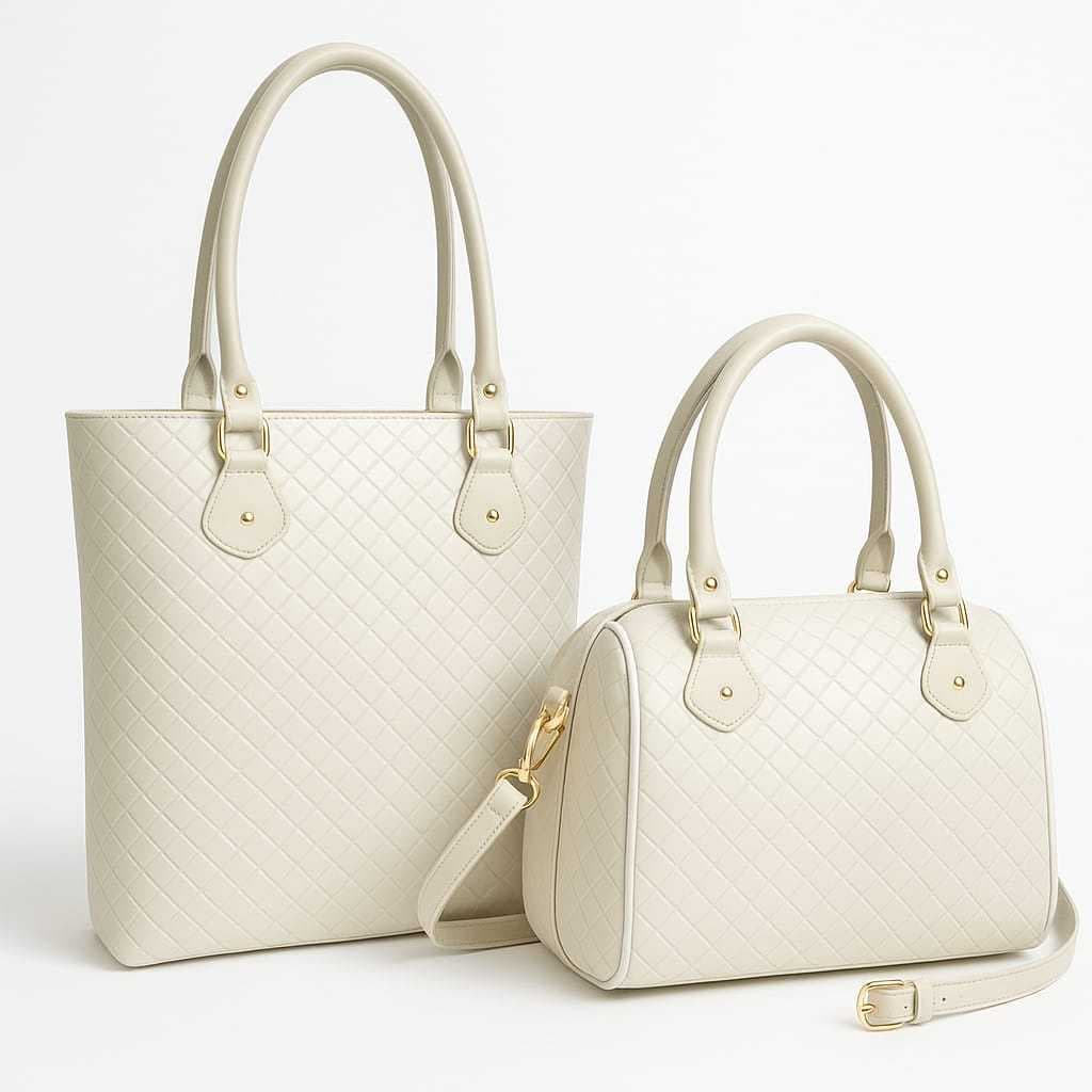 Kit Bolsa Grande + Bolsa Baú com Alça Transversal