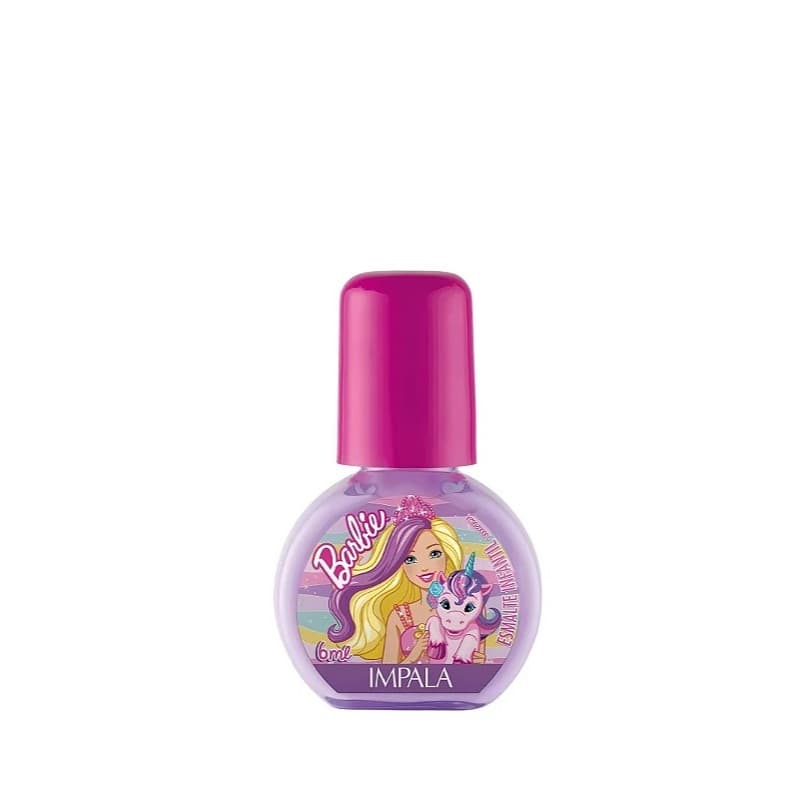 Esmalte infantil coleção Barbie Impala 6ml Mágia de unicórnio