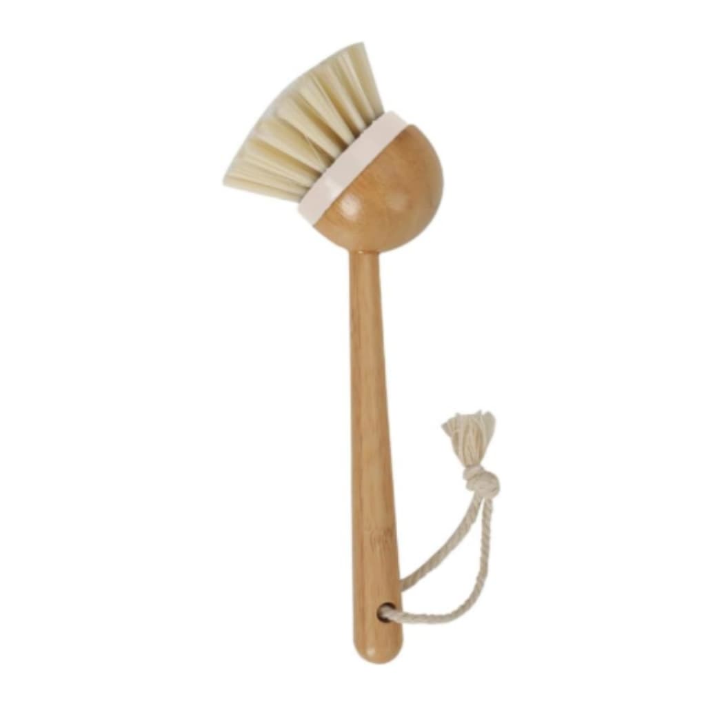 Escova de Limpeza com Cabo Longo de Bambu - Oikos