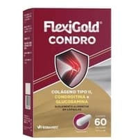 Flexigold Condro Colageno Tipo II - Condroitina - Glucosamina 60 Capsulas