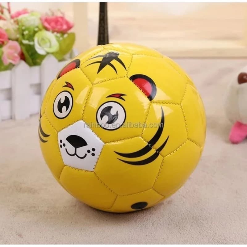 Bola Futebol Pequena Infantil Selação até 5 Bolas Já leva Cheia Cores do Brasil e outras Estampas Futsal