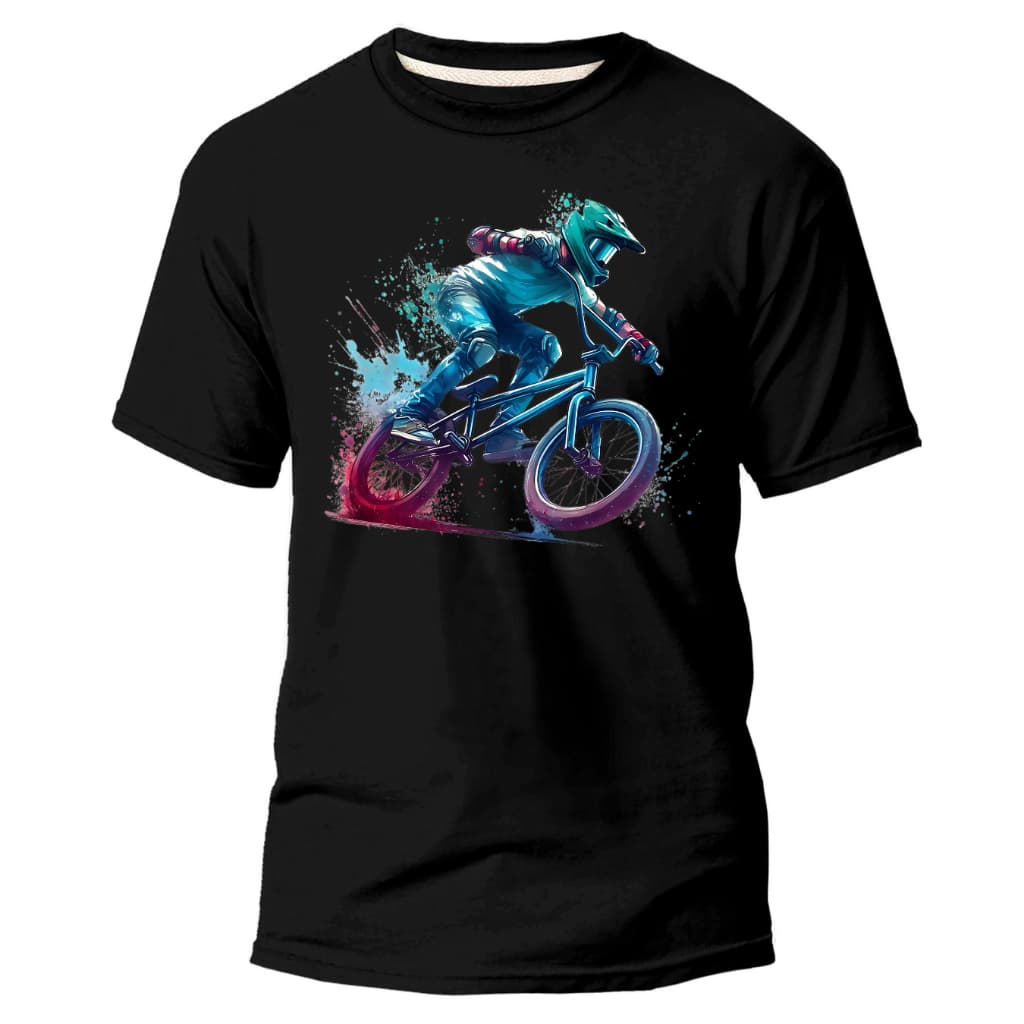 Camiseta Infantil e Adulto Unissex Bike Radical