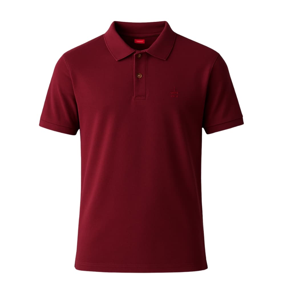 CAMISA GOLA POLO PIQUET BORDO BASICA POLO 100 POLIESTER