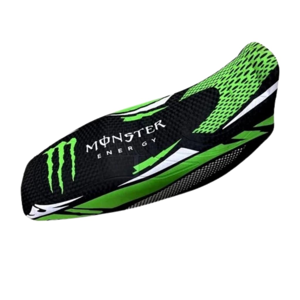 Capa de Banco Pintada, Moster,Honda,Red bull,Deus e fiel compatível a Fan Start 125 150 160, Factor ,Fazer .