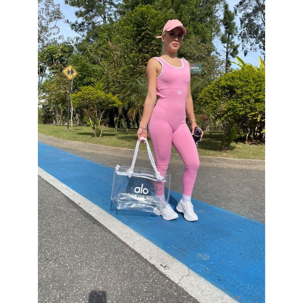Bolsa Transparente ALLO academia Fitness Yoga grande capacidade lavavel alta qualidade