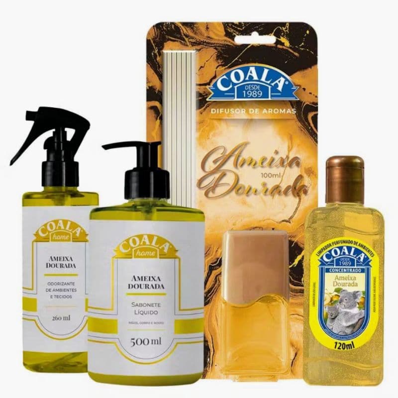 kit coala ameixa dourada lançamento