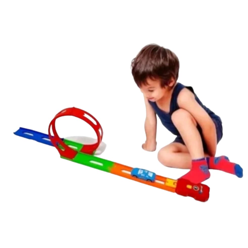Pista Looping 360 Infantil Tipo Hot Wheels Carrinho.