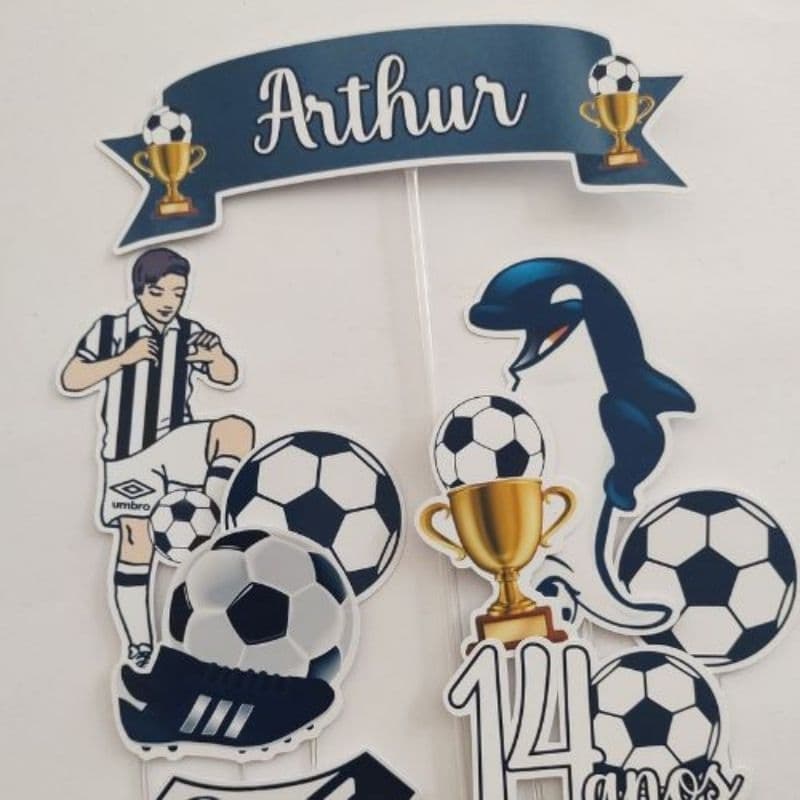 Topo de Bolo Santos Personalizado/Topo de bolo/VÁRIOS TEMAS.