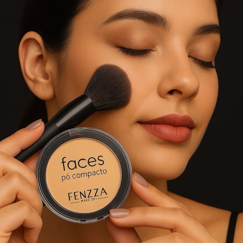 Pó Facial compacto Fenzza Faces 4 tons - ENVIO IMEDIATO