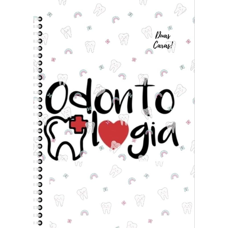 Caderno Universitário Odontologia - Tamanho A4 e A5 - Envio Imediato