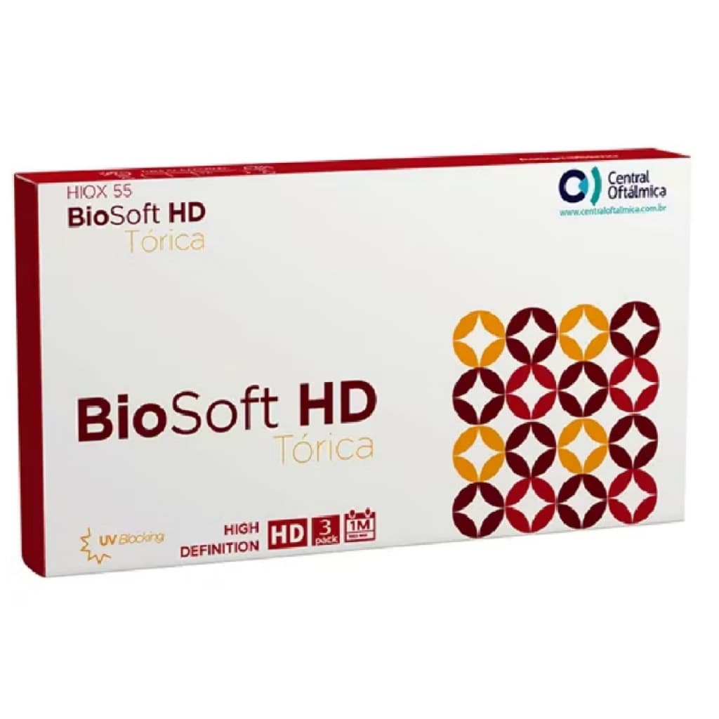 Lentes de Contato Biosoft HD Torica Miopia ou Hipermetropia e Astigmatismo