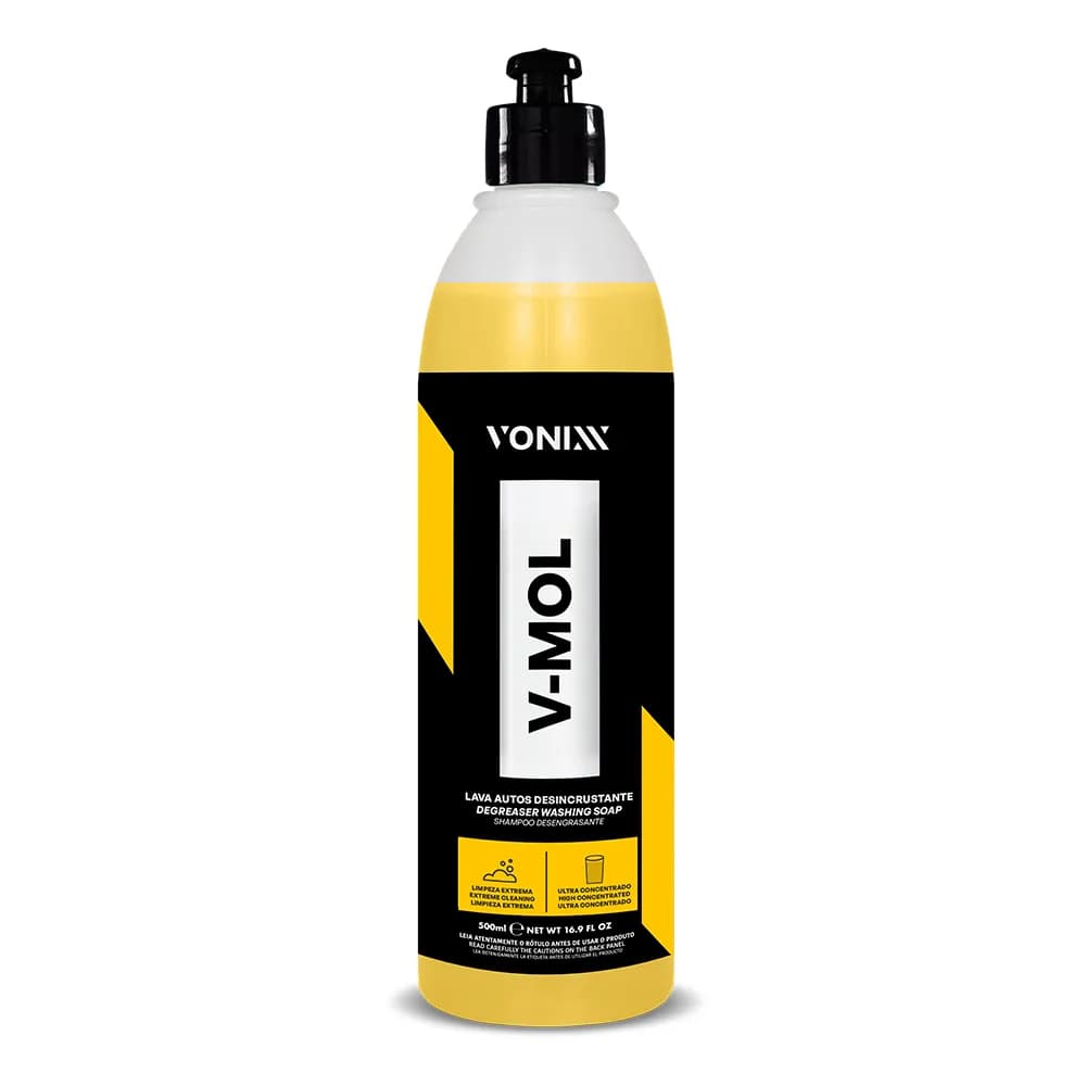 V-Mol Vonixx Shampoo Concentrado 500ml Remove Barro e Óleo Biodegradável