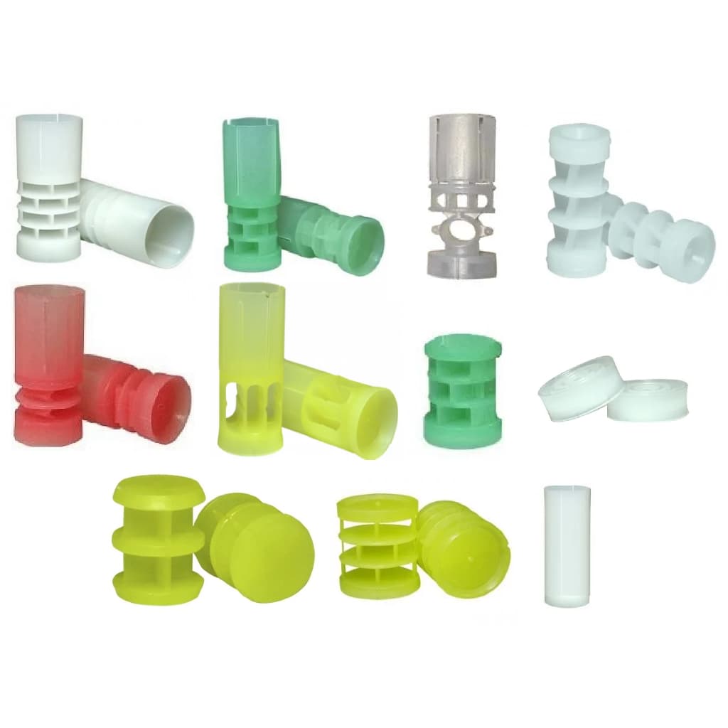 Bucha Plastica Para Recarga Espingarda Cartucho Plasticos KIT 100und