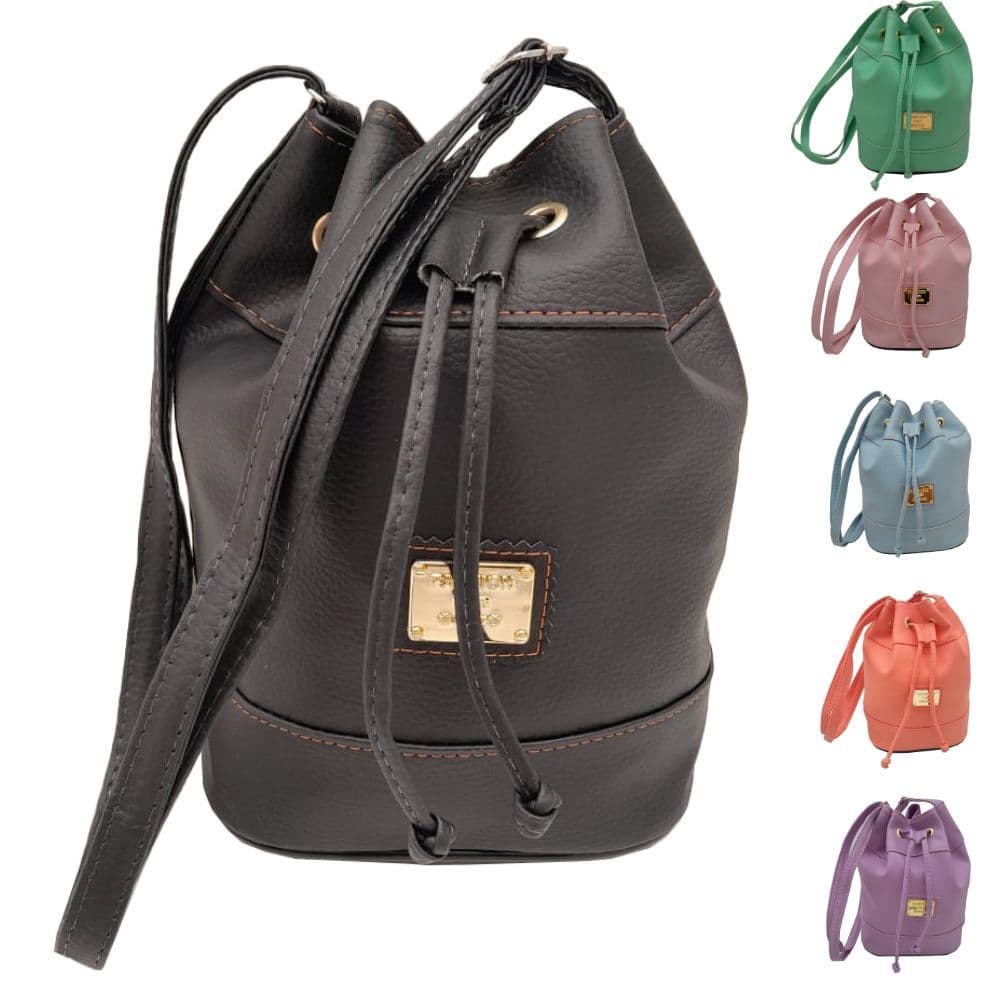 Bolsa Feminina Saco Tiracolo Transversal Pequena Varias Cores com Alça Lateral