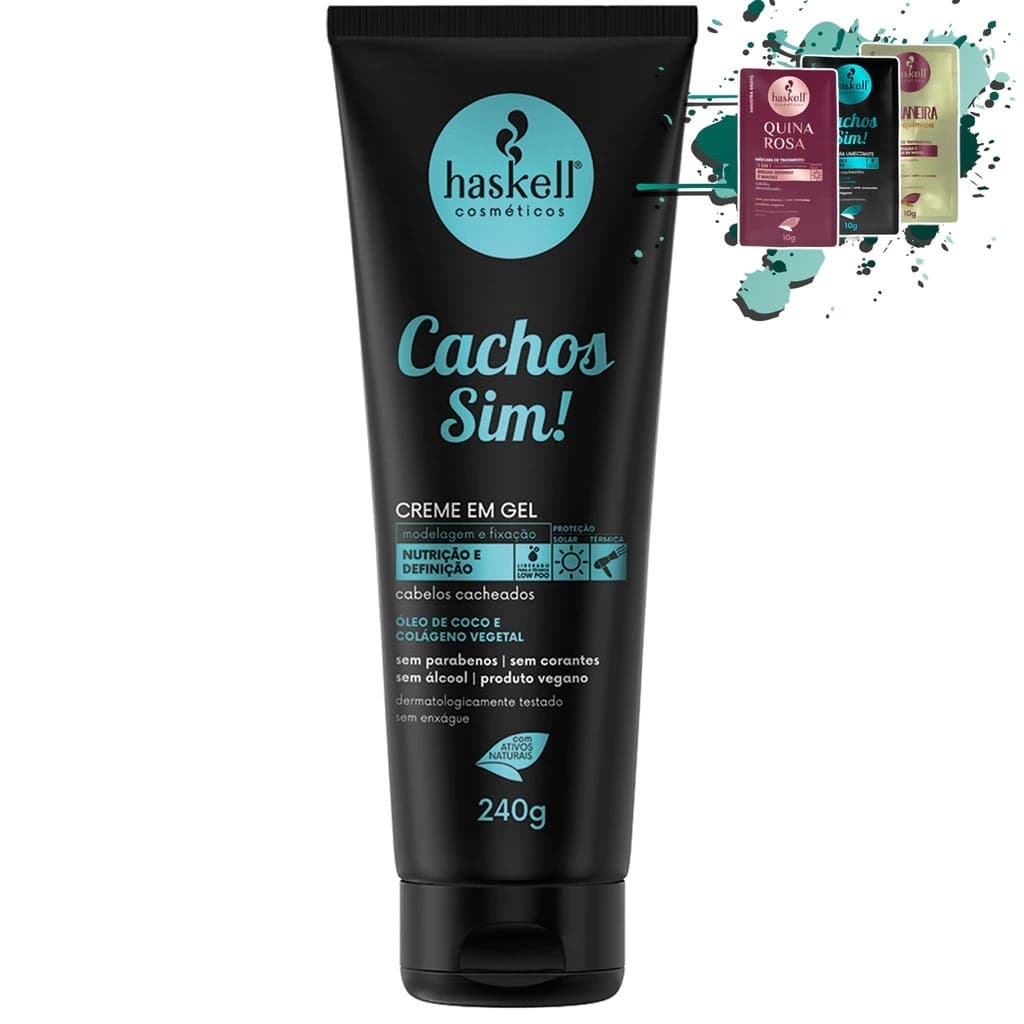 Creme em Gel Cachos Sim 240gr Haskell