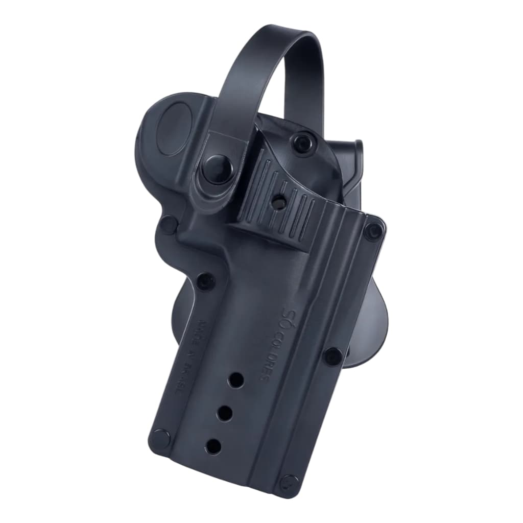 Coldre Para Revólver 6 Tiros Tarus Rt82 Rt82s Rt86 Rt88 Sc036d Destro Preto Polímero resistente