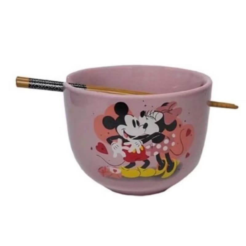Bowl Mickey e Minnie Zona Criativa/ Sem caixa/ Sem hashi