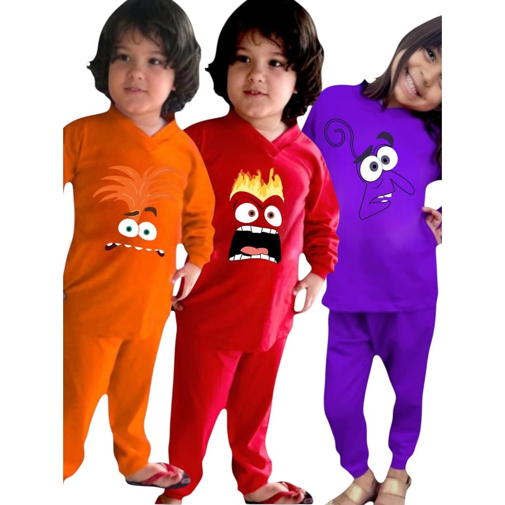 Pijama Infantil Longo Divertidamente Menino Menina Unissex Masculino Feminino
