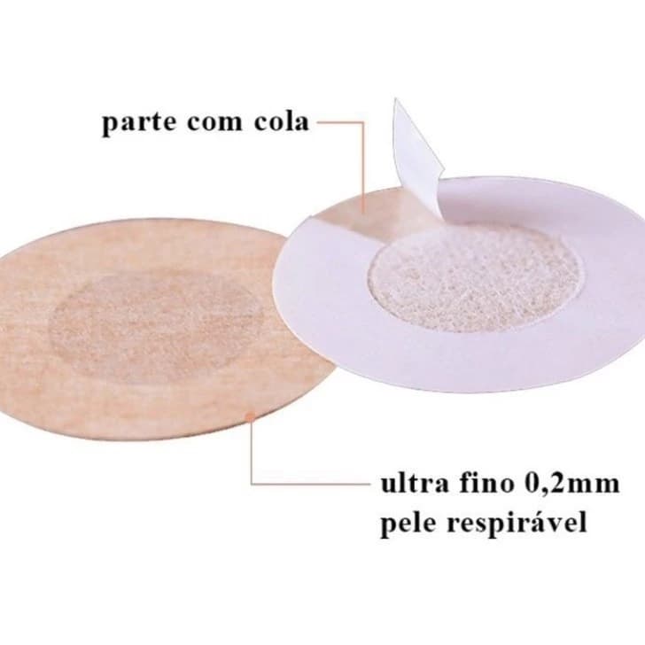 8 Pacote Tampa Bico Seios Adesivo Protetor Mamilo Nipple Cover de Mamilos Reutilizável Discreto-1 pacote com 5 pares