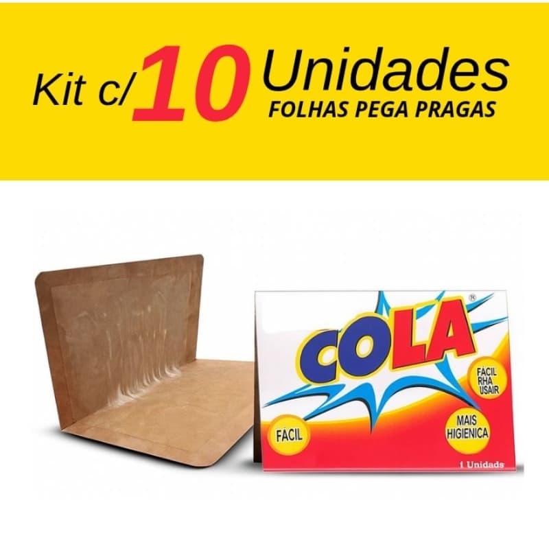 Kit 5/10 Armadilha Adesiva Pega Tudo Urbana