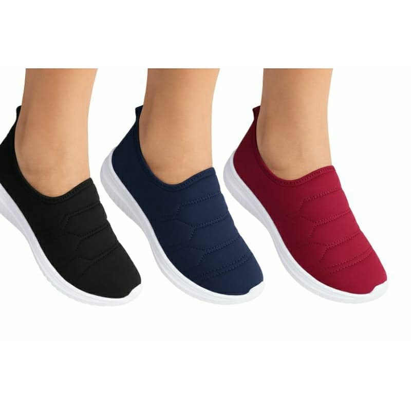 Kit Tênis Ortopédico Macio Confortável + Palmilha Massageadora Para Esporão e Fascite Plantar