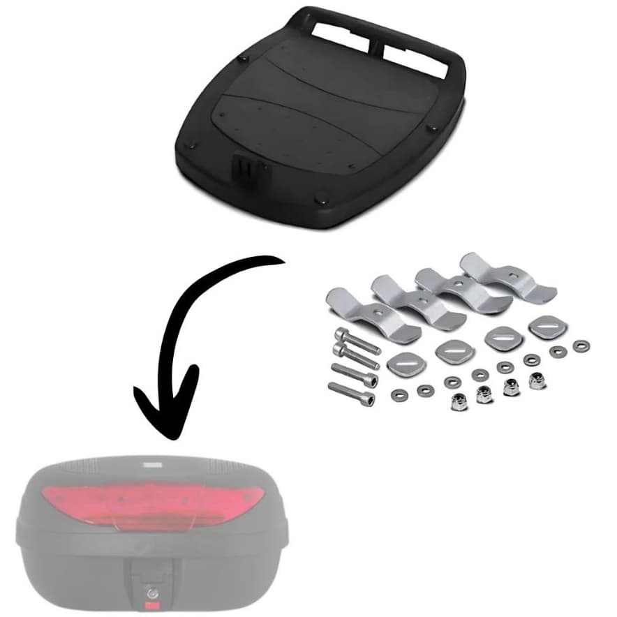 Base Suporte Reforçado Para Baú Pro Tork 28L a 52L Universal