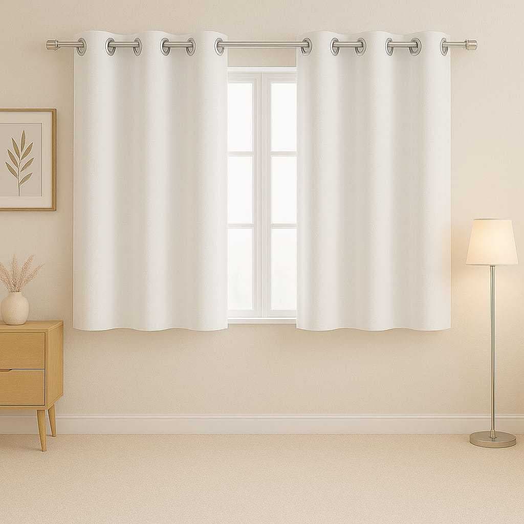Cortina Blecoute Bloqueia a Luz 2m x 1,30m - Para Quarto Sala e Cozinha em Diversas Cores Blackout