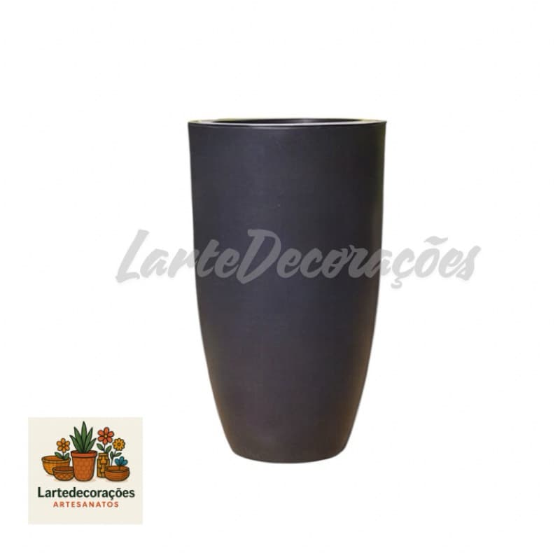 VASO DE PLANTA DECORATIVO EM POLIETILENO – COLUNA IBIZA SLIM |50CM