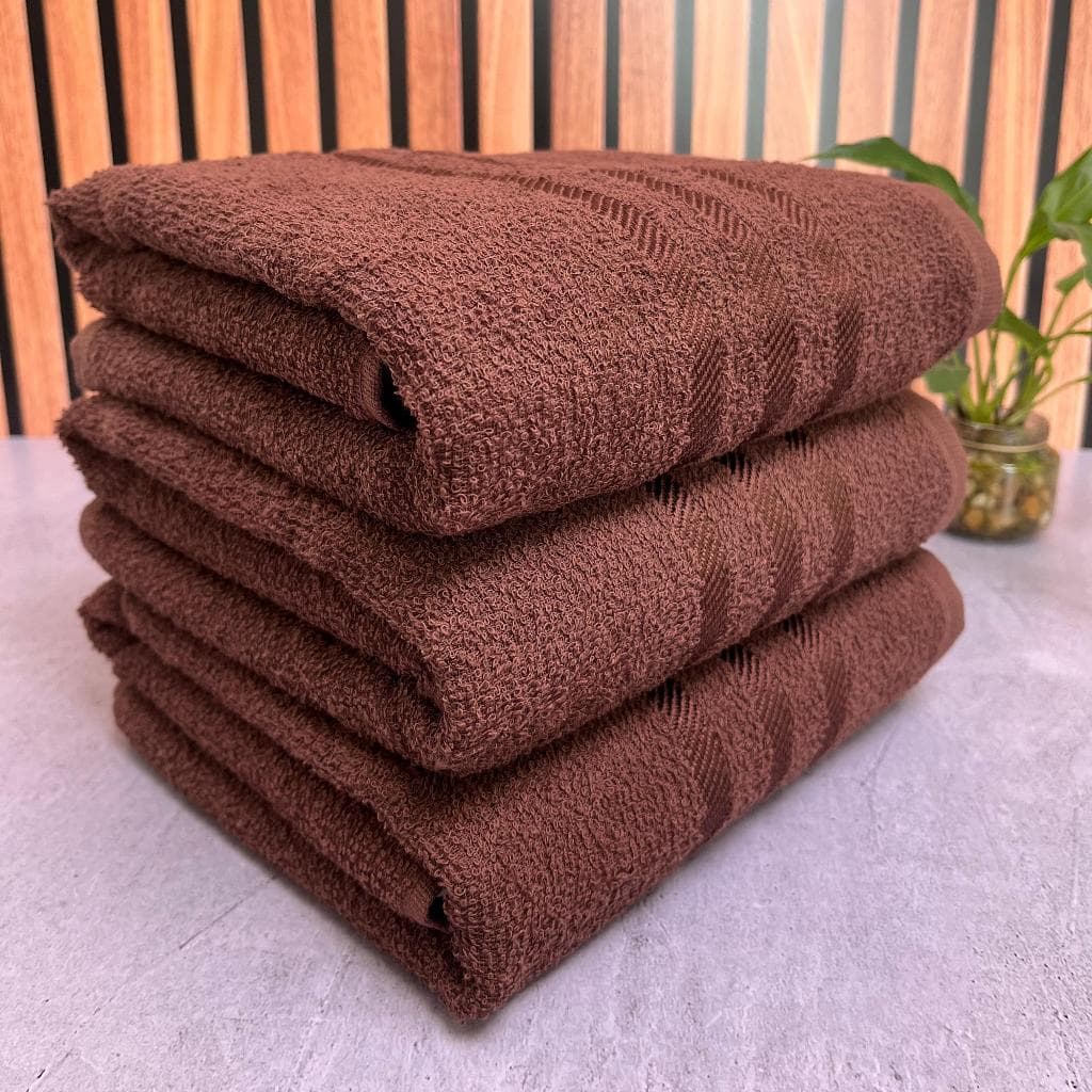 Kit 3 Toalhas - Banho Felpudas Ultra Macias 100% Algodão Puro 1,30x65cm Conforto e Qualidade
